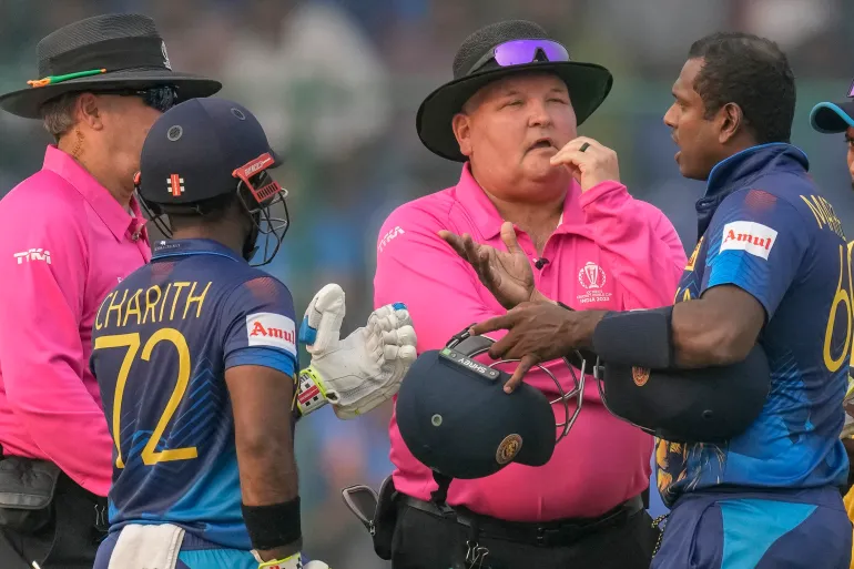 Why Angelo Mathews was dismissed before facing a ball…2023